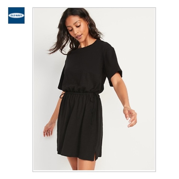 Old Navy Black Dress with Side Ties NWT Size XL - Picture 1 of 1